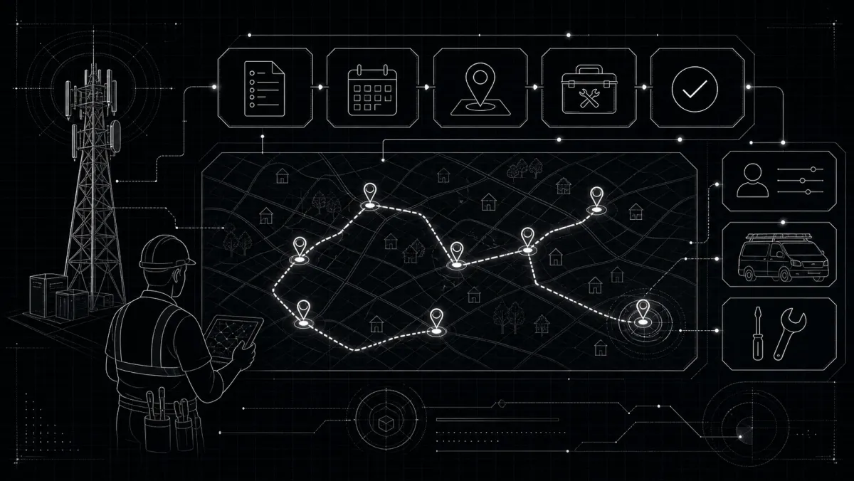 Field Technician Workflow Optimization for ISPs